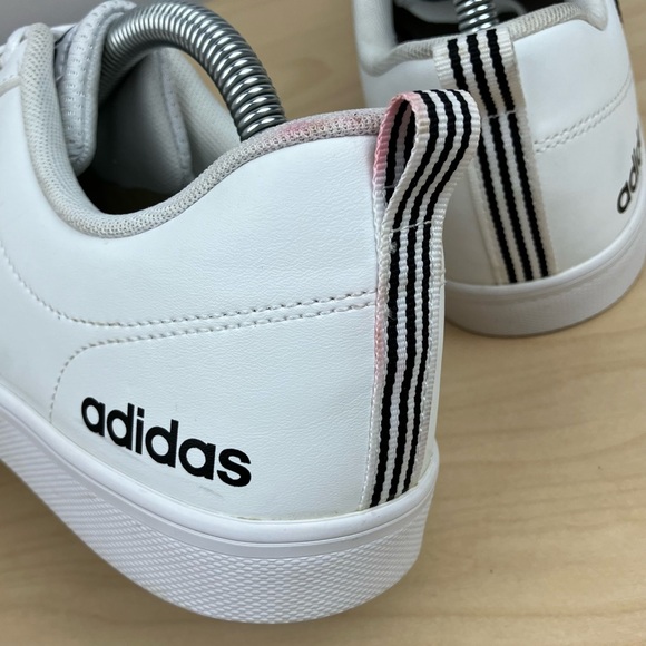 Adidas Women’s Size 9.0 Neo Pace White & Black Low Top Athletic Tennis Shoes - Picture 8 of 11